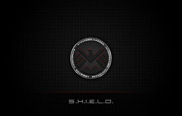 Wallpaper, logo, Marvel, eagle, series, falcon, S. H. I. E. L. D., Agents of Shield