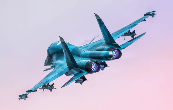 Flight, fighter-bomber, Su-34, Su-34