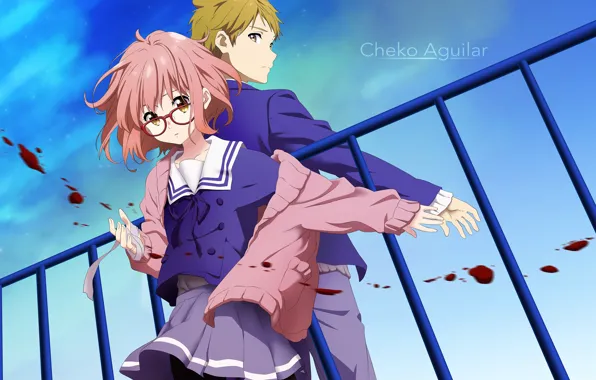 Anime, Beyond the Boundary, Girl, Kyoukai no Kanata, Mirai