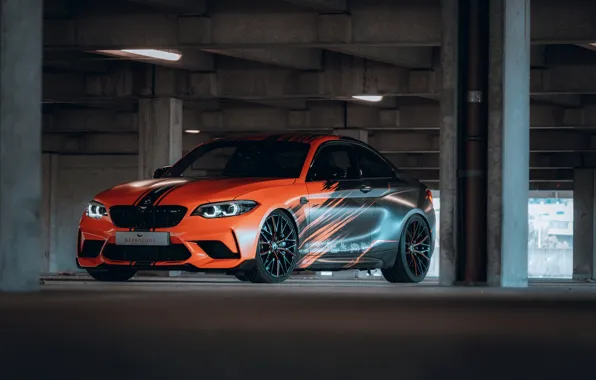 Picture tuning, coupe, garage, BMW, columns, 2020, F87, M2