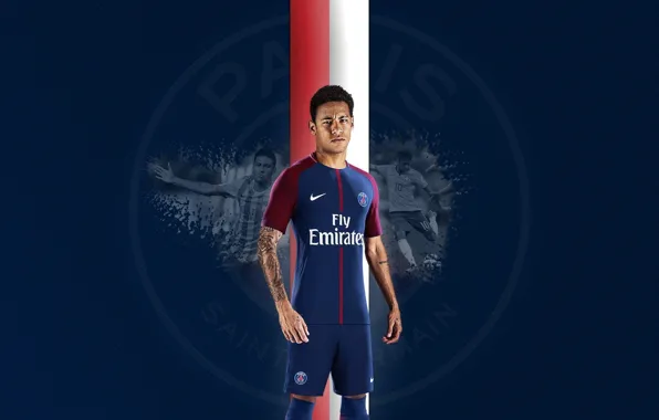 Picture wallpaper, sport, football, player, Neymar, Paris Saint-Germain