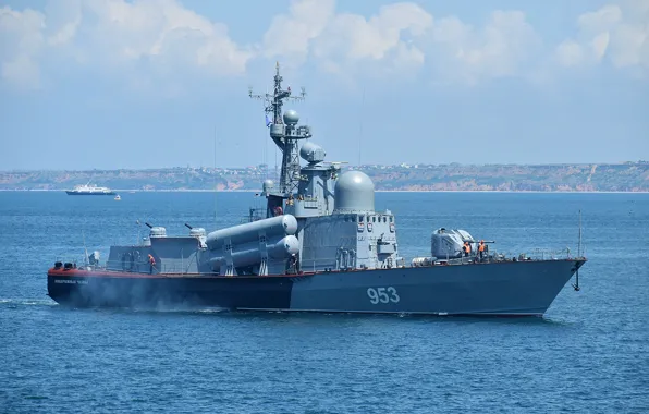 Large, boat, Navy, rocket, Naberezhnye Chelny, cipher zipper