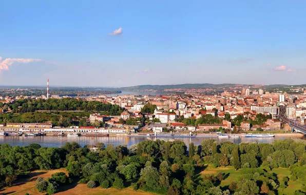 The city, panorama, Serbia