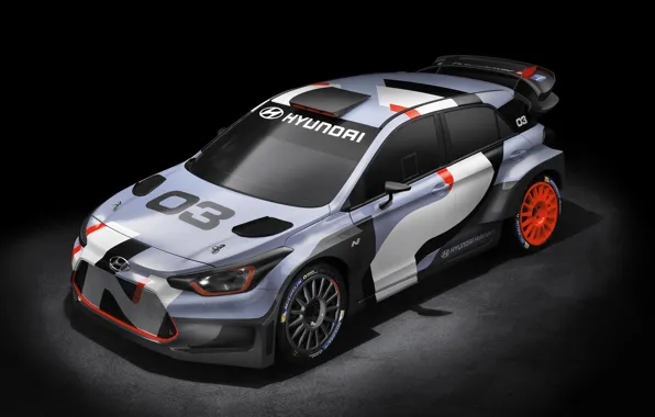 Concept, Hyundai, WRC, i20, 2015, Hyundai