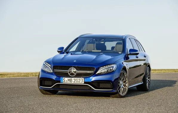 Picture Mercedes Benz, AMG, C63, Estate, 2015