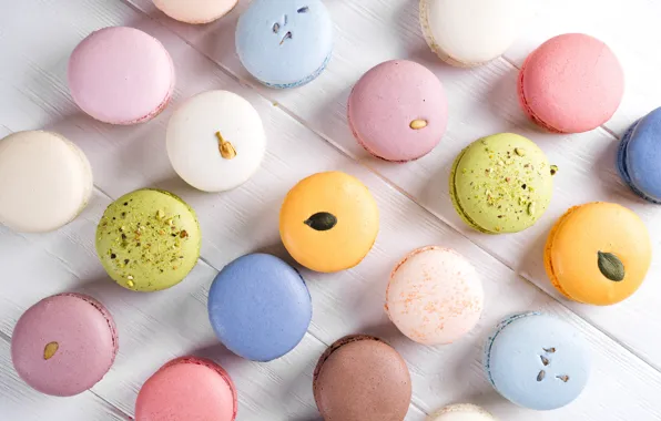 Colorful, french, macaron, macaroon