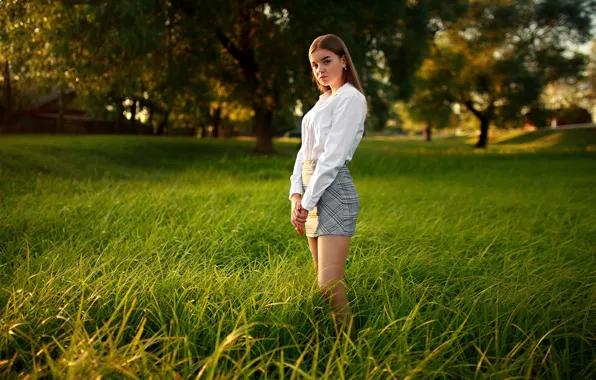 Picture girl, skirt, legs, cutie, Kostya Hromenkov