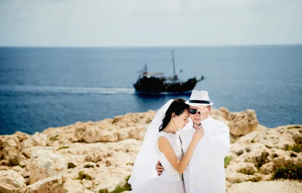 Sea, girl, love, stay, feelings, ship, pair, pirates