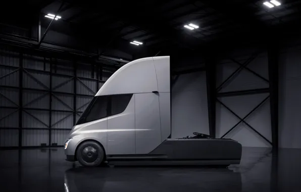 Picture truck, Tesla, tractor, electric, Semi