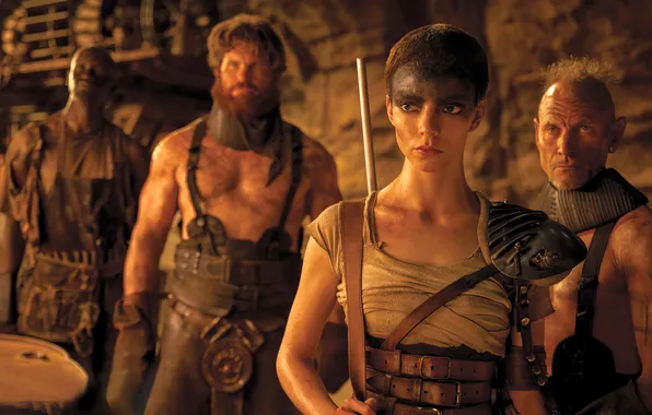 Girls, men, characters, 2024, Furiosa A Mad Max Saga