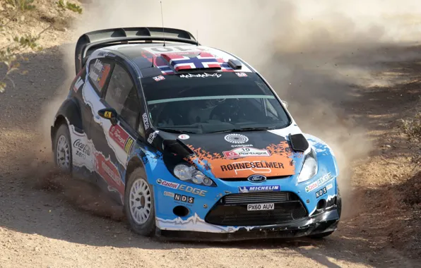 2012, ford, rally, wrc, fiesta rs, M. Ostberg