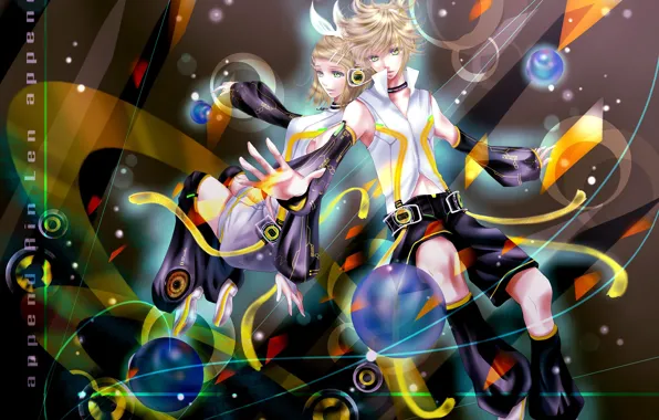 Two, Vocaloid, Vocaloid, Kagamine Len, Kagamine Rin