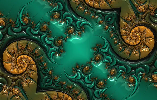 Abstraction, fractals, spiral, fractal, symmetry, abstract background, tightening