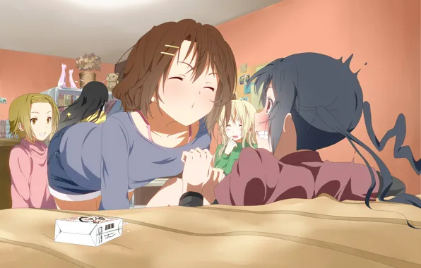 Picture anime, art, mio akiyama, k-on!, hirasawa yui, kotobuki tsumugi, nakano azusa, Tainak To Knighty.