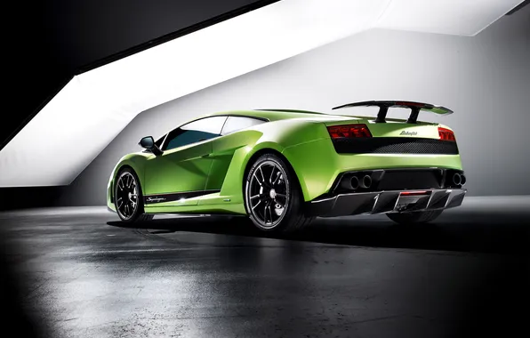 Picture green, Lamborghini, Superleggera, Gallardo, supercar, wallpapers, LP570-4