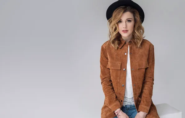Picture look, girl, photo, hat, singer, Yulianna Karaulova
