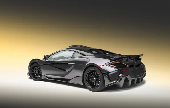 McLaren, supercar, side view, 2018, MSO, 600LT, Stealth Grey