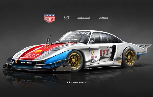 Auto, Figure, Porsche, Machine, Car, Car, Art, Art