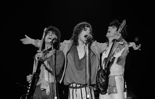 Picture music, music, rock, legends, The Rolling Stones, The Rolling Stones, Ron Wood, Mick Jagger