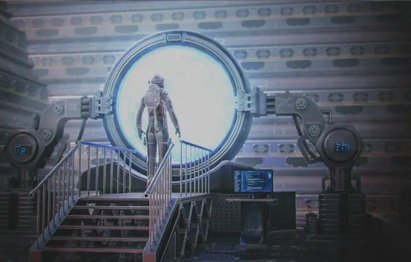 The portal, entrance, The Time Pyramid