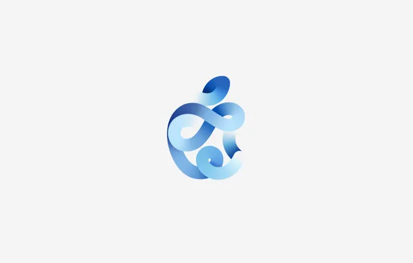 Apple, logo, September event 2020, apple logo light Mode