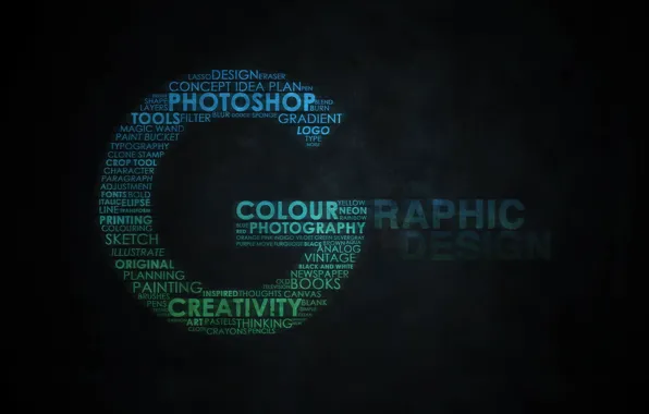 Picture words, Photoshop, Design, Creative