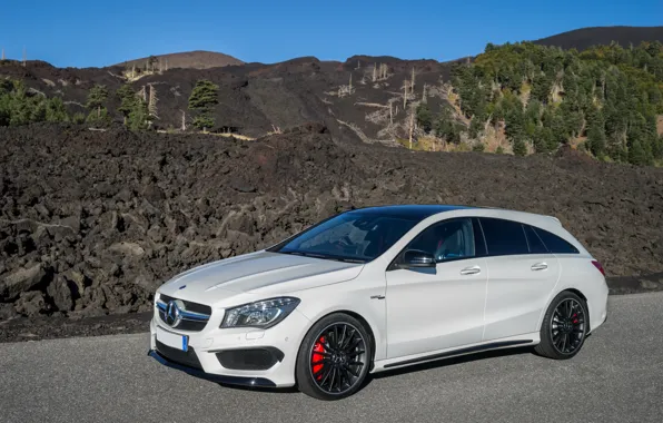 Picture Mercedes, Mercedes, AMG, AMG, Shooting Brake, CLA 45, 2015, X117