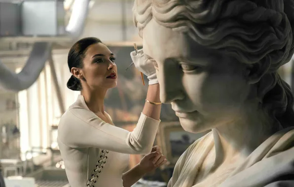 Picture statue, gal gadot, wonder woman, justice league, justice League, diana prince, wonder woman, Gal gadot