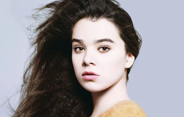 Picture look, face, actress, singer, Hailee Steinfeld, Haley Steinfeld