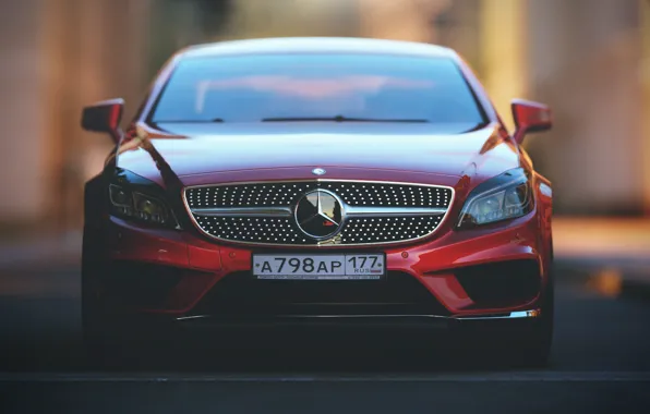 Mercedes-Benz, Red, Auto, Machine, Mercedes, Red, Car, Render