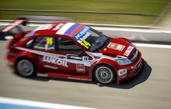 Race, the car, Russia, car, Lada, LADA, Paul Ricard, Granta