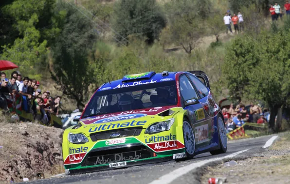 Asphalt, ford, rally, rally, wrc, 2009, focus