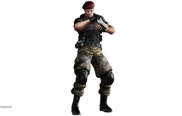 Soldier, spy, Resident Evil, barret, evil, knife, Biohazard, Resident Evil 4