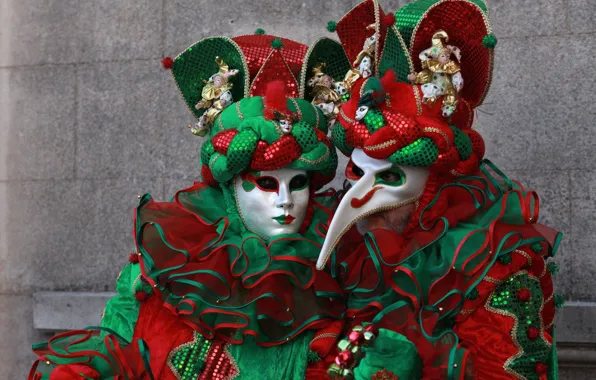 Mask, costume, Venice, carnival