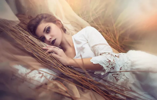 Look, girl, makeup, Beautiful Dreamer