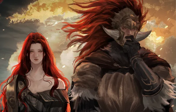 Girl, male, Elden Ring, Malenia, Blade of Miquella, Starscourge Radahn