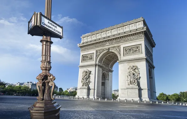 Paris, monument, Paris, France, Arch
