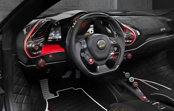 Picture Mansory, Spider, the interior of the car, Siracusa, Ferrari 4XX