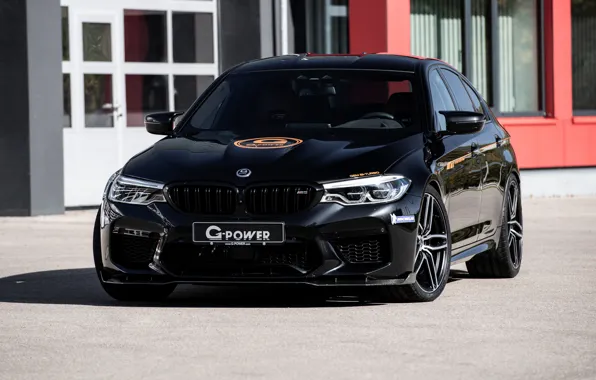 Black, BMW, sedan, G-Power, 2018, BMW M5, four-door, M5