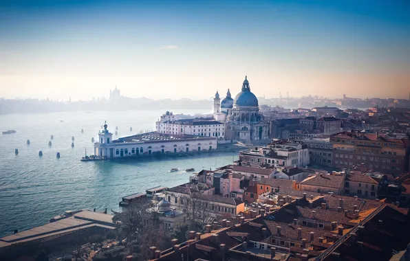 Italy, Venice, bird's-eye view