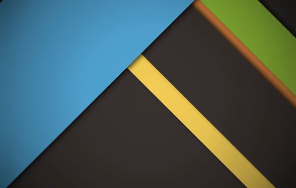 Picture yellow, blue, green, brown, color, material, desing, geometry.line