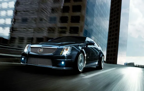 Picture road, home, Auto, Cadillac CTS-V