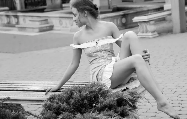 Girl, retro, beautiful, sitting, the, photoshoot, you, about