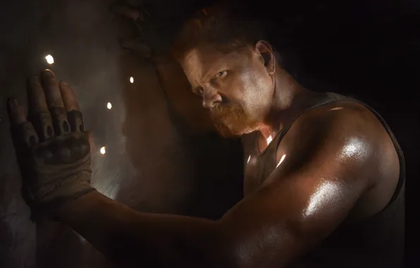 Picture look, The Walking Dead, The walking dead, Michael Cudlitz, Abraham
