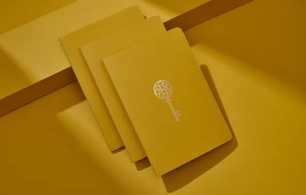 Sign, books, key, logo, House of Filigree