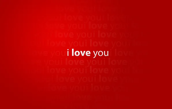 Picture love, red, creative, red, words, i love you, mood, words creative pictures