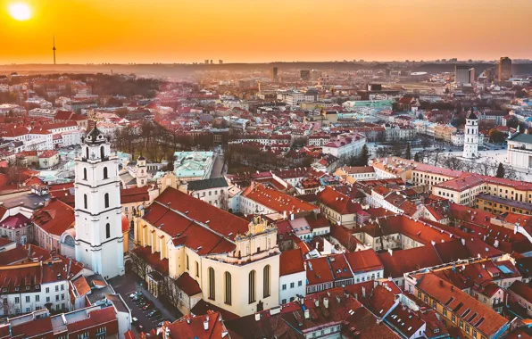 The city, Lithuania, Vilnius
