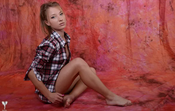 Girl, legs, beautiful, cute, shirt