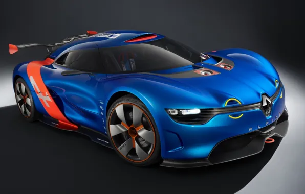 Picture Concept, the concept, Renault, twilight, drives, Reno, the front, Alpine