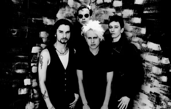 Picture Depeche Mode, Martin Gore, Dave Gahan, Andy Fletcher, SOFAD, Alan Wilder, Songs Of Faith And …
